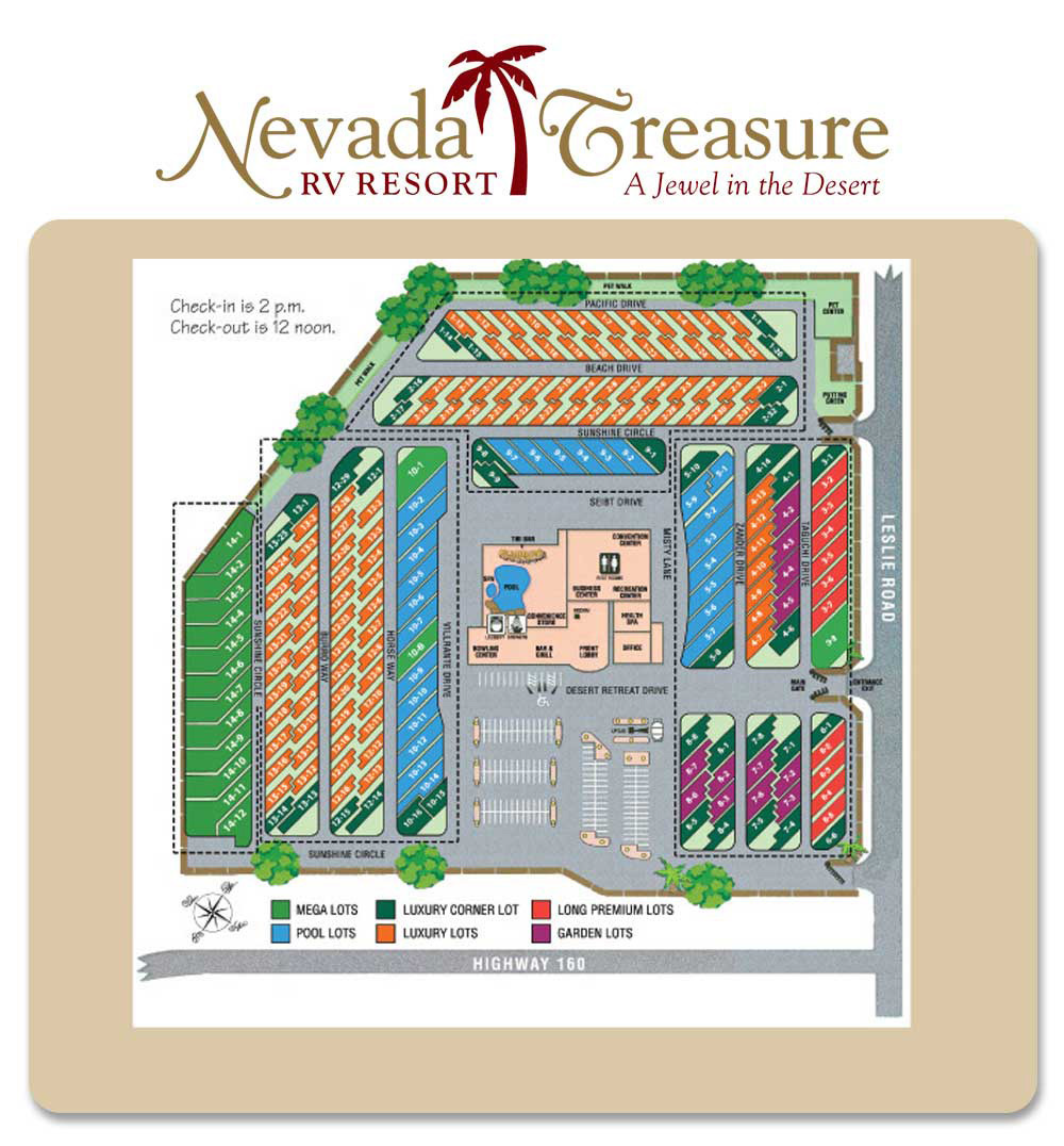 nevada treasure site map